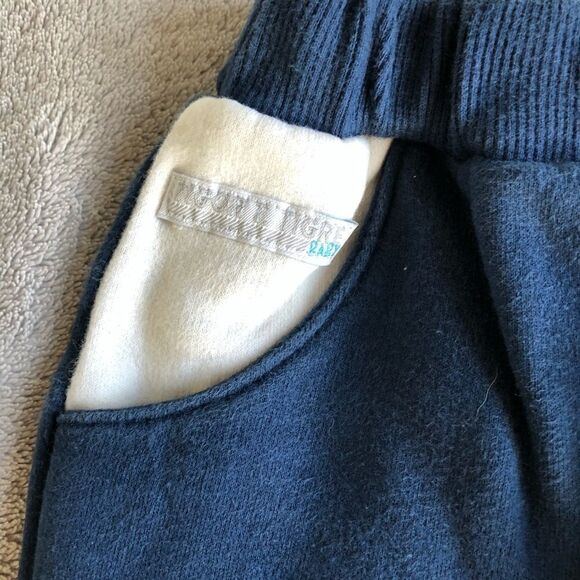 Tigor T. Tigre Baby Navy Blue/White Sweatpants - Picture 3 of 7